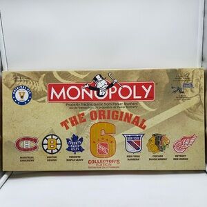 Monopoly The Original 6 NHL Collector’s Edition Board Game